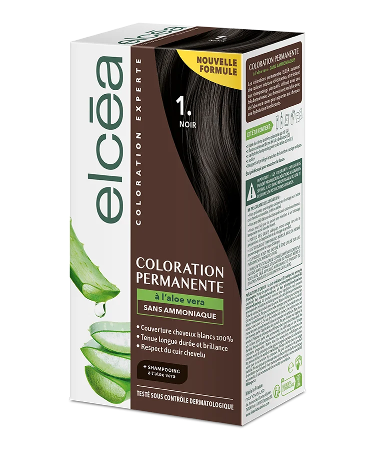 ELCEA Black Permanent Hair Dye – 1 - 01'P