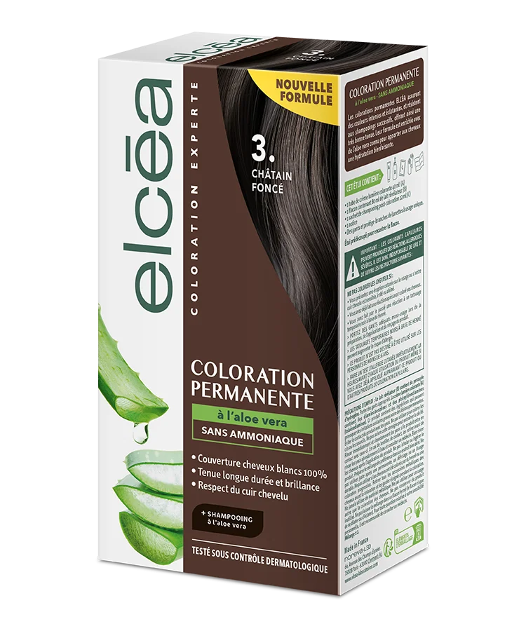 ELCEA Permanent Hair Colour Dark Brown – 3 - 01'P