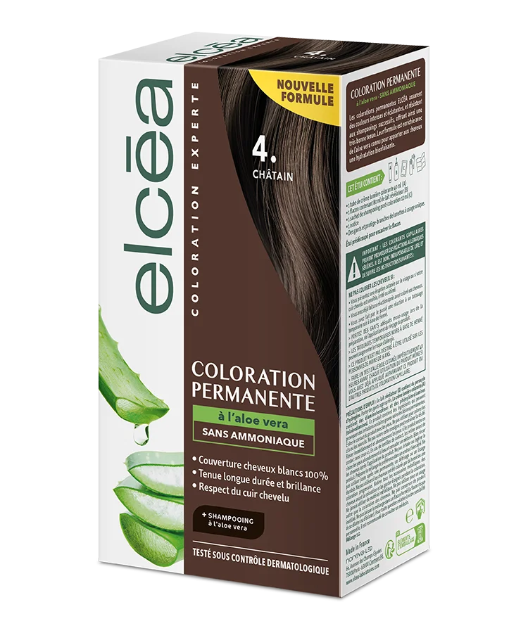 ELCEA Permanent Hair Colour Chestnut – 4 - 01'P