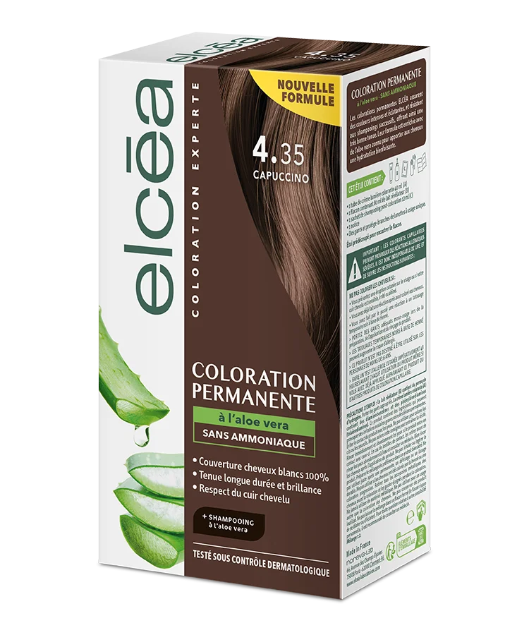 ELCEA Permanent Hair Colour Cappuccino – 4.35 - 01'P