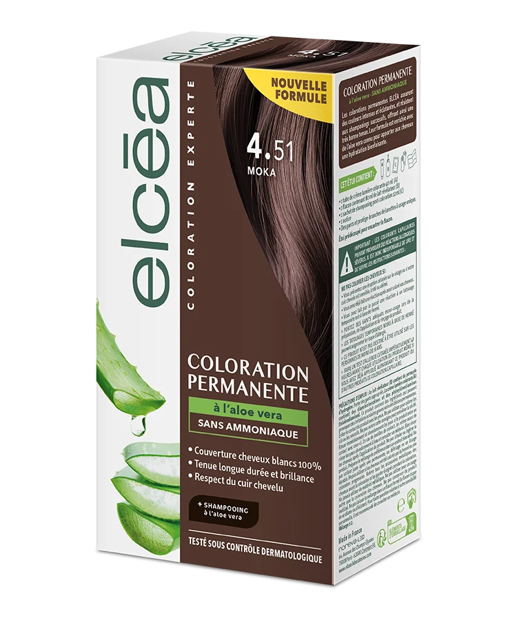 ELCEA Permanent Hair Colour Mocha – 4.51 - 01'P