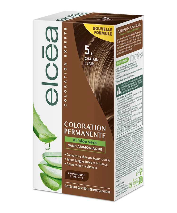 ELCEA Light Chestnut Permanent Hair Dye – 5 - 01'P