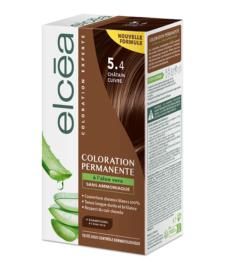 ELCEA Permanent Hair Colour Copper Brown – 5.4 - 01'P