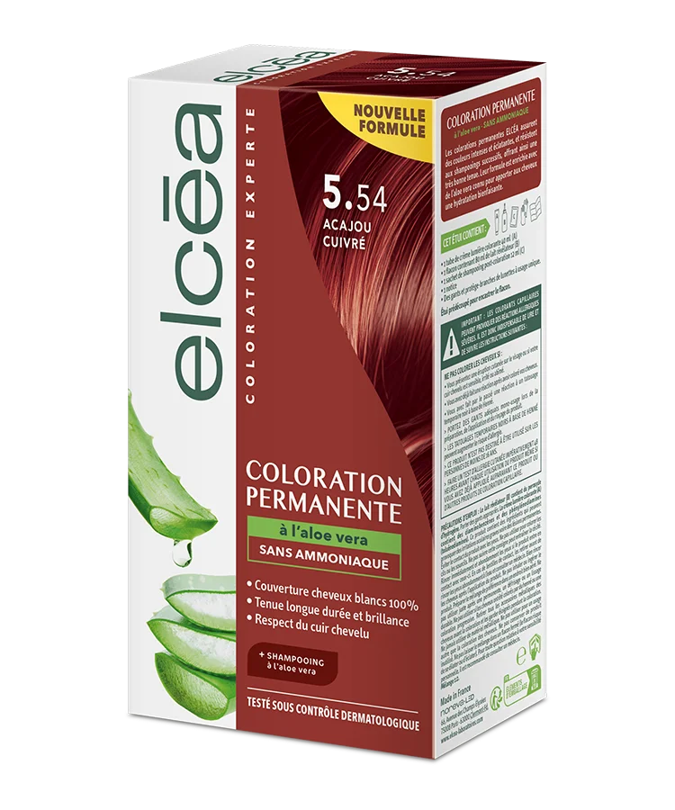ELCEA Permanent Hair Colour Copper Mahogany – 5.54 - 01'P