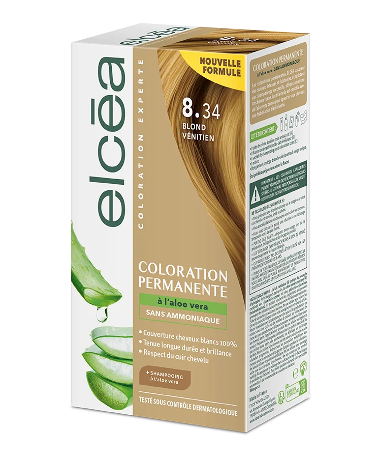 ELCEA Permanent Hair Colour Venetian Blonde – 8.34 - 01'P