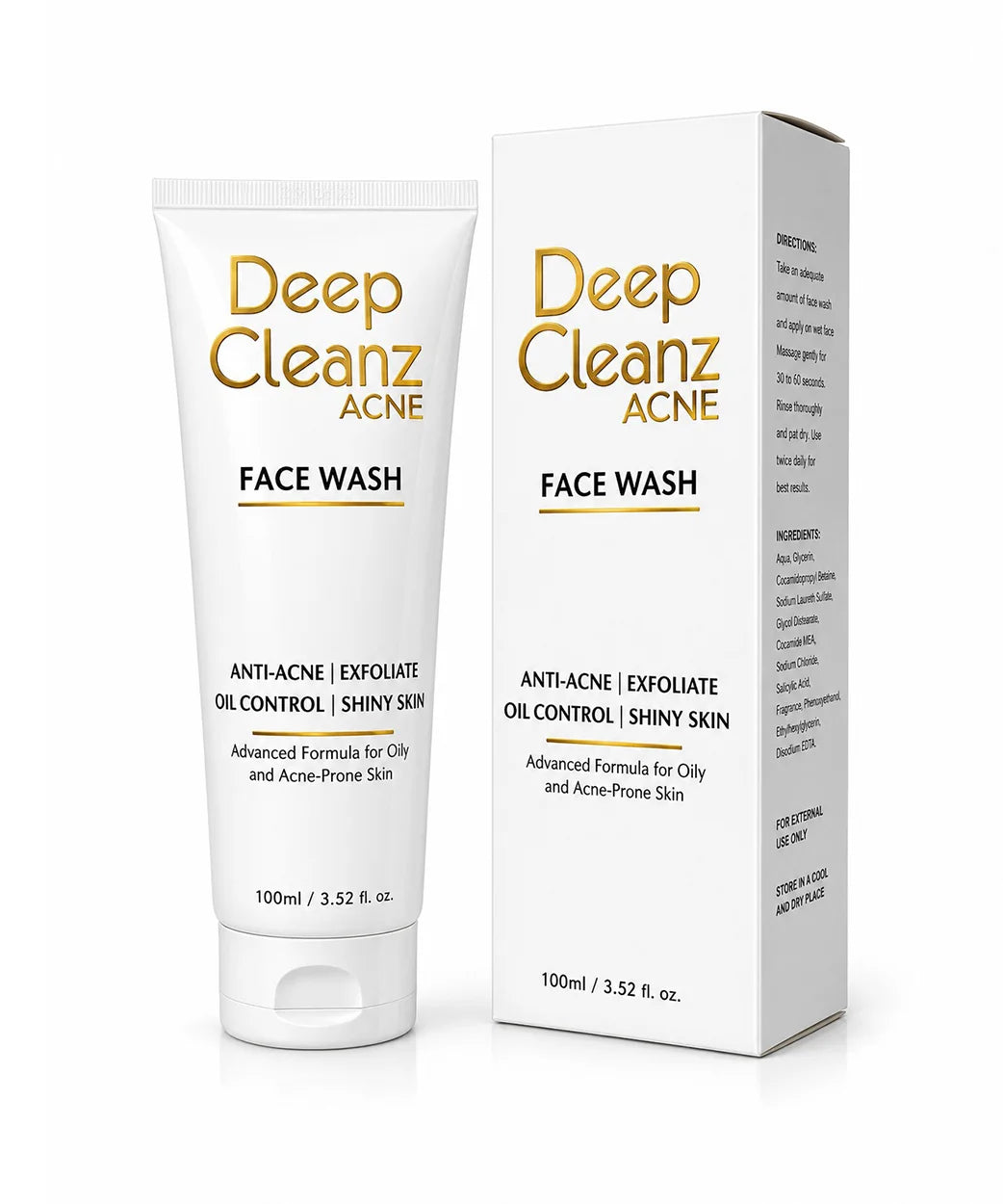 Deep Cleanz Acne Face Wash 100ml